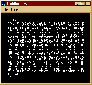 Vace Snapshot