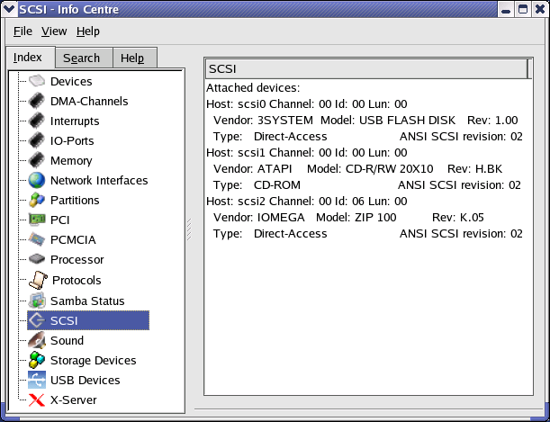 SCSI Info